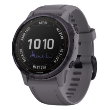 Умные часы Garmin Fenix 6S Pro Solar Wi-Fi NFC, аметистовый/темно-серый