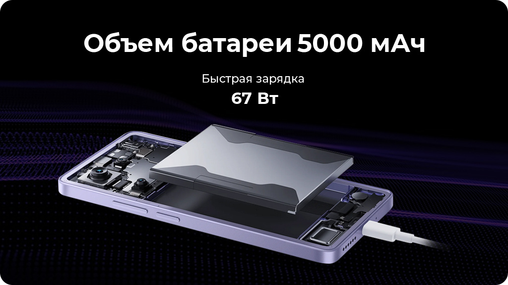 Xiaomi Redmi Note 14s 8/256 ГБ Global Фиолетовый