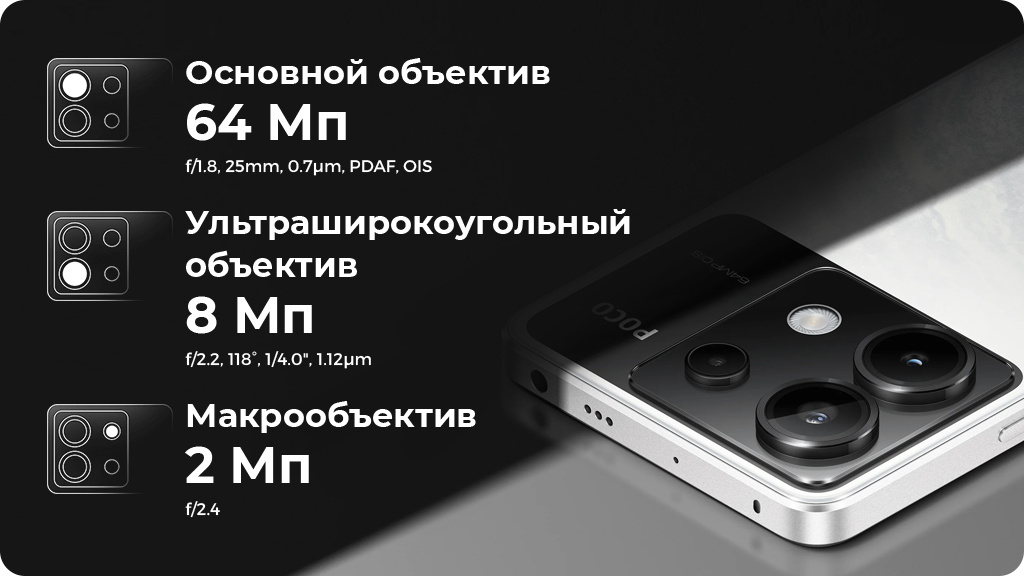 Xiaomi Poco X6 12/256Gb РСТ Синий