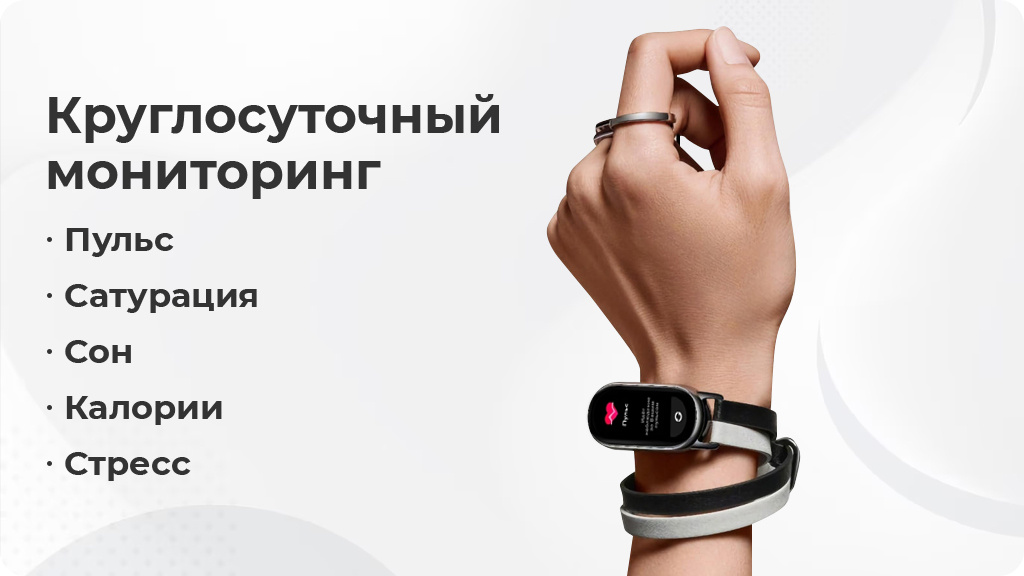 Фитнес-браслет Xiaomi Mi Band 8 Черный (CN)